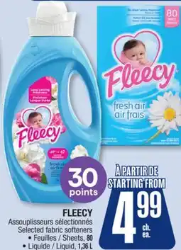 Jean Coutu FLEECY Selected fabric softeners offer