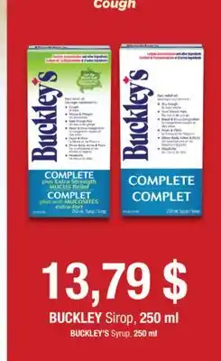 Jean Coutu BUCKLEY Selected Products offer