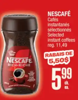 Jean Coutu NESCAFÉ Selected instant coffees offer