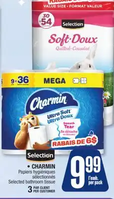 Jean Coutu CHARMIN Selected bathroom tissue offer