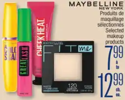 Jean Coutu MAYBELLINE NEW YORK Selected makeup products offer