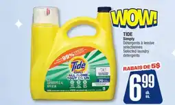 Jean Coutu TIDE Simply Selected laundry offer