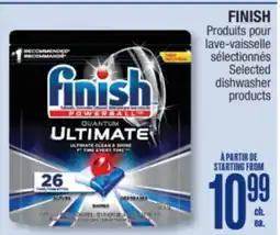 Jean Coutu FINISH Selected dishwasher products offer