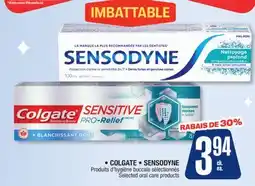 Jean Coutu • COLGATE • SENSODYNE Selected oral care products offer
