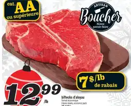 Marché Richelieu BIFTECKS D'ALOYAU | T-BONE STEAKS offer