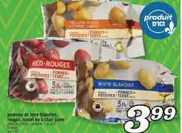 Marché Richelieu POMMES DE TERRE BLANCHES, ROUGES, RUSSET OU À CHAIR JAUNE offer
