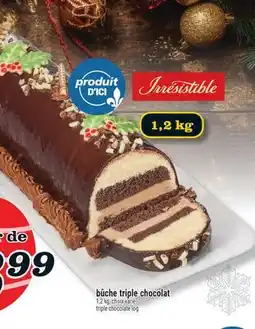 Marché Richelieu BÛCHE TRIPLE CHOCOLAT | TRIPLE CHOCOLATE LOG offer