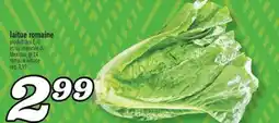 Marché Richelieu LAITUE ROMAINE | ROMAINE LETTUCE offer