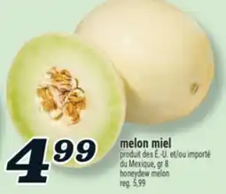 Marché Richelieu MELON MIEL | HONEYDEW MELON offer