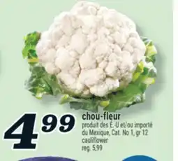 Marché Richelieu CHOU-FLEUR | CAULIFLOWER offer