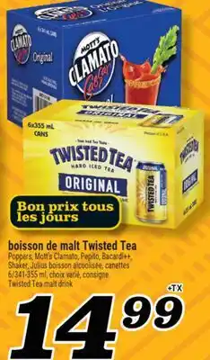 Marché Richelieu BOISSON DE MALT TWISTED TEA | TWISTED TEA MALT DRINK offer