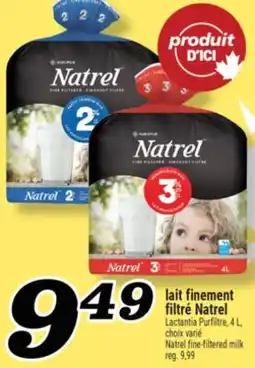 Marché Richelieu LAIT FINEMENT FILTRÉ NATREL | NATREL FINE-FILTERED MILK offer