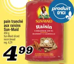 Marché Richelieu PAIN TRANCHÉ AUX RAISINS SUN‑MAID | SUN‑MAID SLICED RAISIN BREAD offer