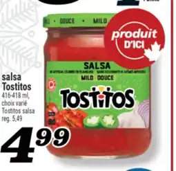 Marché Richelieu SALSA TOSTITOS | TOSTITOS SALSA offer