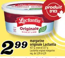 Marché Richelieu MARGARINE ORIGINALE LACTANTIA | LACTANTIA ORIGINAL MARGARINE offer