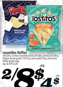 Marché Richelieu CROUSTILLES RUFFLES | RUFFLES POTATO CHIPS offer
