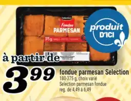 Marché Richelieu FONDUE PARMESAN SELECTION | SELECTION PARMESAN FONDUE offer