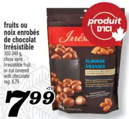 Marché Richelieu fruits ou noix enrobés de chocolat Irrésistible offer