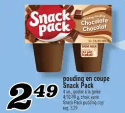 Marché Richelieu POUDING EN COUPE SNACK PACK | SNACK PACK PUDDING CUP offer