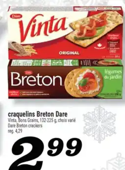 Marché Richelieu CRAQUELINS BRETON DARE | DARE BRETON CRACKERS offer