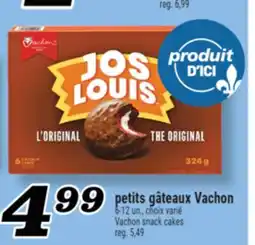Marché Richelieu PETITS GÂTEAUX VACHON | VACHON SNACK CAKES offer