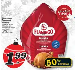Marché Richelieu JEUNE DINDON ASSAISONNÉ FLAMINGO | FLAMINGO FROZEN SEASONED YOUNG TURKEY offer