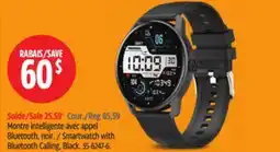 Canadian Tire Smartwatch with Bluetooth Calling offer