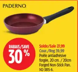 Canadian Tire Paderno 20cm Forged Non-Stick Pan offer