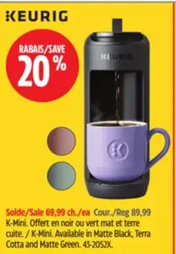 Canadian Tire Keurig K-Mini offer