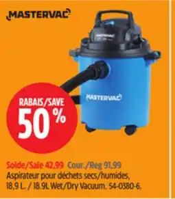 Canadian Tire 18.9L Wet/Dry Vacuum offer