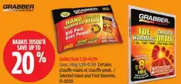 Canadian Tire Selected Grabber Hand and Foot Warmers offer