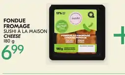 IGA SUSHI À LA MAISON CHEESE offer