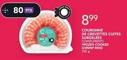 IGA COMPLIMENTS FROZEN COOKED SHRIMP RING offer