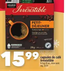 Marche Ami CAPSULES DE CAFÉ IRRÉSISTIBLE offer