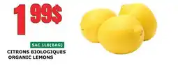 Marches Tau CITRONS BIOLOGIQUES offer