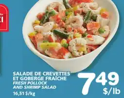 Marches Tradition FRESH POLLOCK AND SHRIMP SALAD offer