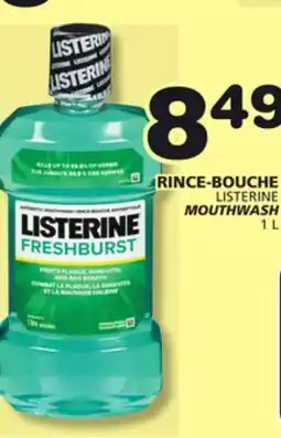 Marches Tradition LISTERINE MOUTHWASH offer