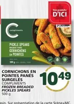 Marches Tradition COMPLIMENTS FROZEN BREADED PICKLES SPEARS offer