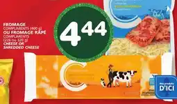 Marches Tradition COMPLIMENTS CHEESE OR SHREDDED CHEESE offer