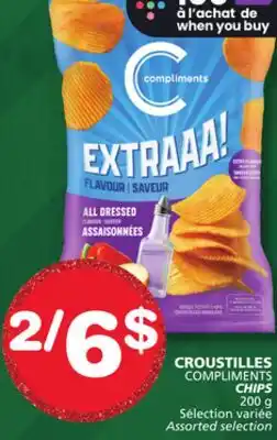 Marches Tradition COMPLIMENTS CHIPS offer