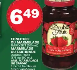 Marches Tradition SMUCKER'S JAM, MARMALADE (500 mL) OR DOUBLE FRUIT SPREAD (375 or 500 mL) offer