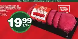 Marches Tradition HALF BEEF TENDERLOIN FULLY TRIMMED offer