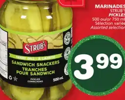 Marches Tradition STRUB'S PICKLES offer