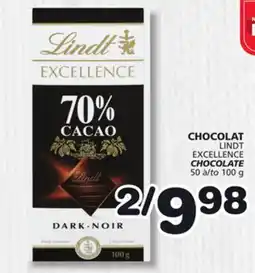 Marches Tradition LINDT EXCELLENCE CHOCOLATE offer