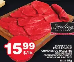 Marches Tradition STERLING SILVER FRESH BEEF FOR CHINESE FONDUE OR RACLETTE offer