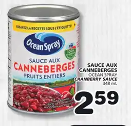 Marches Tradition OCEAN SPRAY CRANBERRY SAUCE offer