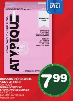 Marches Tradition ATYPIQUE NON-ALCOHOLIC SPARKLING BEVERAGE offer