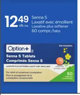 Proxim OPTION+ Laxative plus softener offer