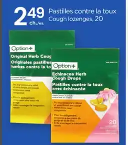 Proxim OPTION+ Cough lozenges offer