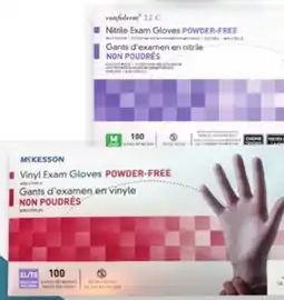 Proxim McKESSON Nitryle or vinyle exam gloves offer